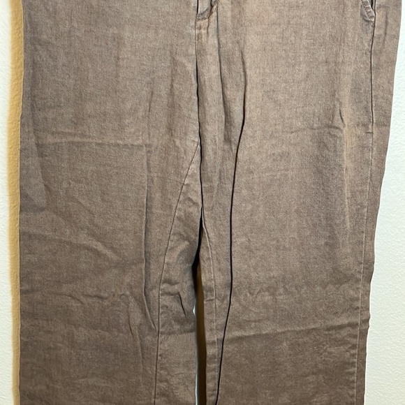 Eddie Bauer Vashon Fit Brown Linen Pant - Picture 5 of 16